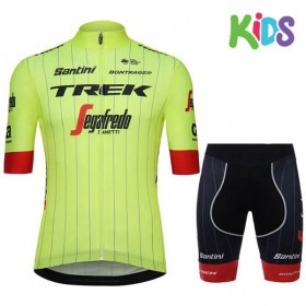 Tenue Cycliste et Cuissard Enfant 2018 Trek-Segafredo N002